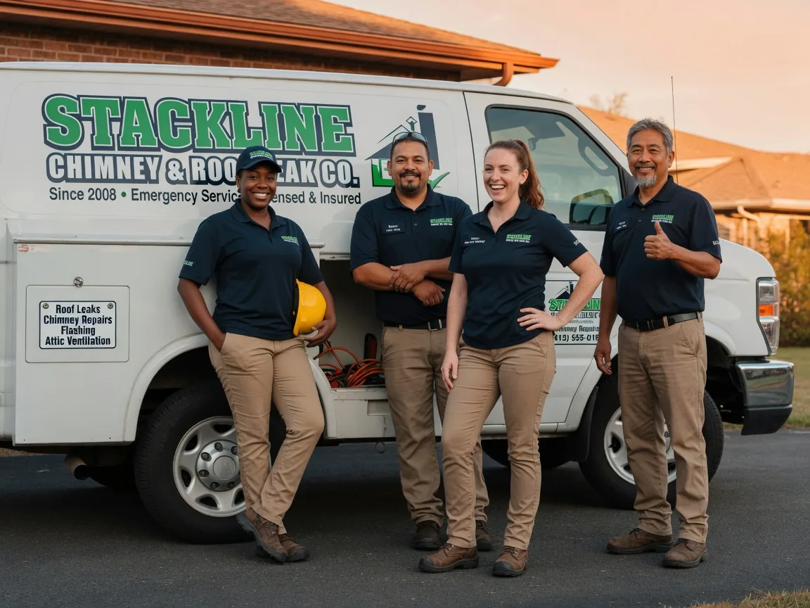 Chimney flashing repair company in Forest Lake, MN